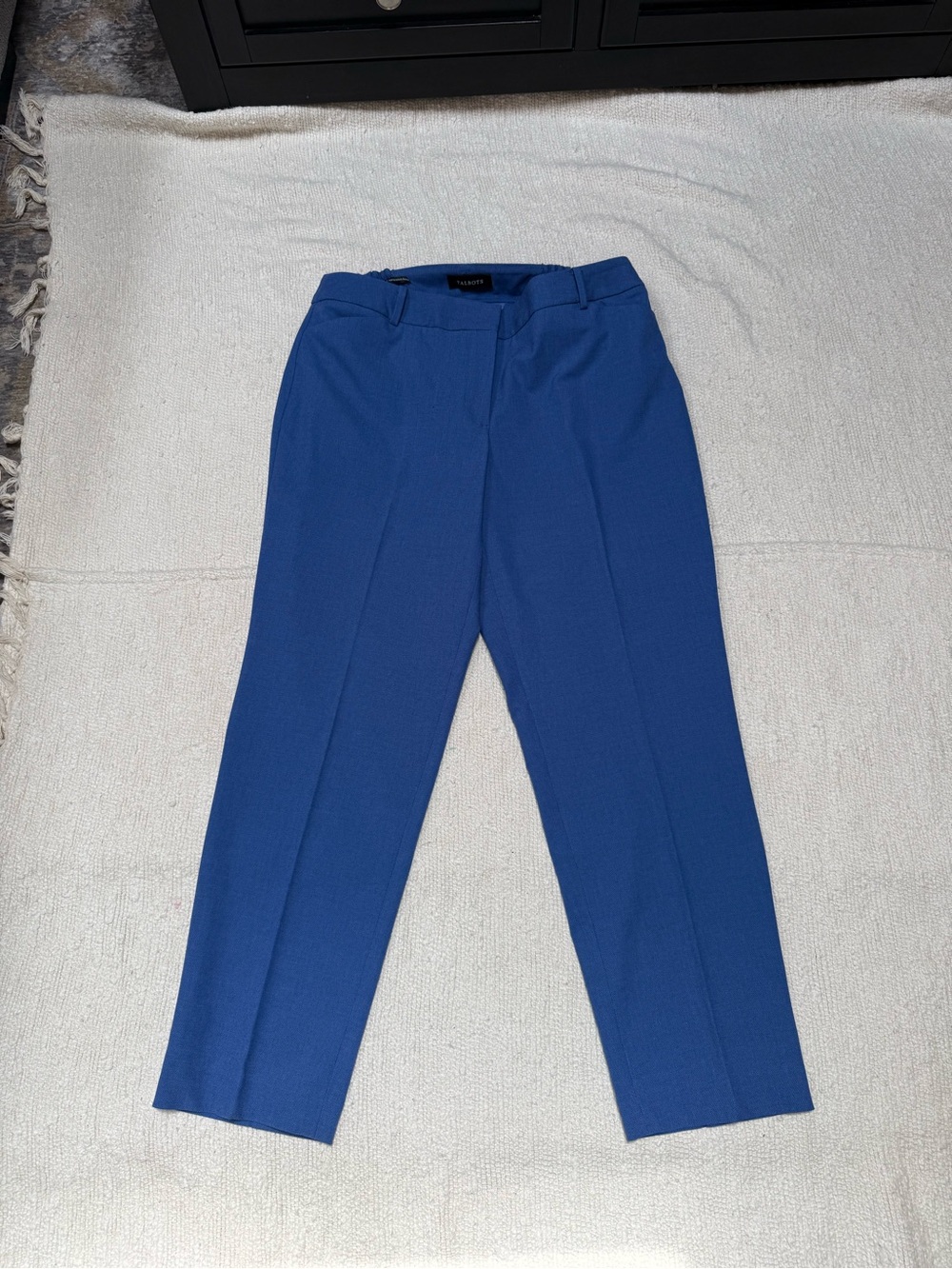 Talbots Blue Hampshire Ankle Dress Pants Trousers Size 14W